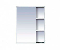 Шкаф-зеркало 80 см, белый, левый, Misty Венера 80 L П-Внр04080-01СвЛ
