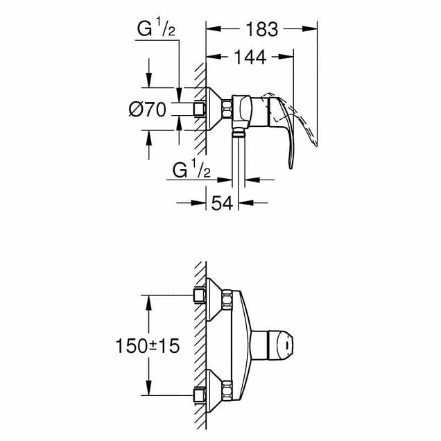 Фотография товара Grohe Eurosmart 33555002Gr