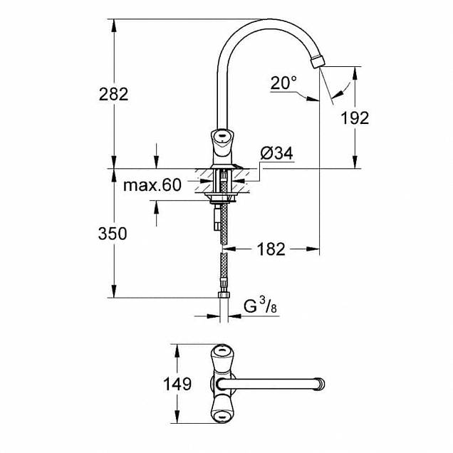 Фотография товара Grohe Costa   31774001Gr