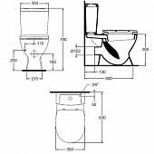 Унитаз Ideal Standard Eurovit V337001