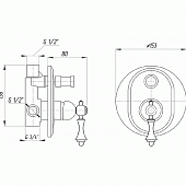 Смеситель для ванной Migliore Bomond ML.BMD-9772.BR