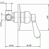 Смеситель для душа Migliore Ermitage ML.ERM-7030.CR