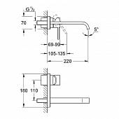 Смеситель для раковины Grohe Allure 19386000