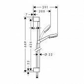 Душевой гарнитур Hansgrohe Crometta 26651400