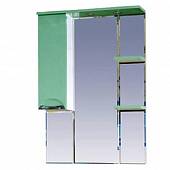 Шкаф-зеркало 85 см, салатовая эмаль, левый, Misty Жасмин 85 L П-Жас02085-071СвЛ