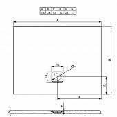 Душевой поддон Riho Basel DC380050000000S