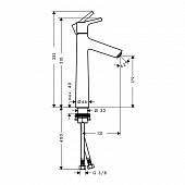 Смеситель для раковины Hansgrohe Talis S 72032000