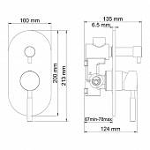 Смеситель для душа WasserKraft Main 4141