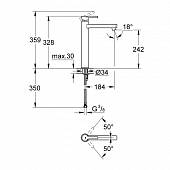 Смеситель для раковины Grohe Lineare 23405000