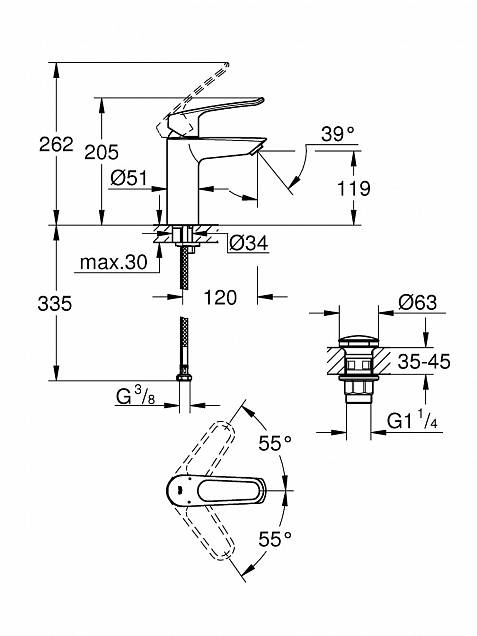 Фотография товара Grohe Eurosmart 23981003Gr