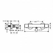 Термостат Hansgrohe Logis 13122000