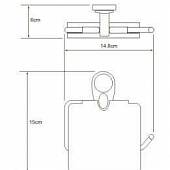 Бумагодержатель WasserKraft Main 9225