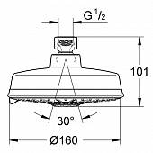 Верхний душ Grohe Rainshower 27128000