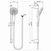 Душевой гарнитур Ideal Standard Ideal Evo B1761AA