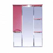 Шкаф-зеркало 85 см, розовая пленка, левый, Misty Жасмин 85 L П-Жас02085-122СвЛ