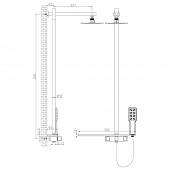 Душевая система Lemark Tropic LM7001C