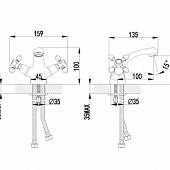 Смеситель для раковины Lemark Vista LM7606C