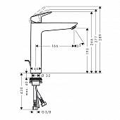 Смеситель для раковины (д.к) Hansgrohe Logis 71095000