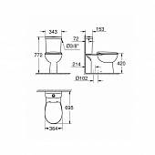 Унитаз-компакт Grohe Bau Ceramic 39346000