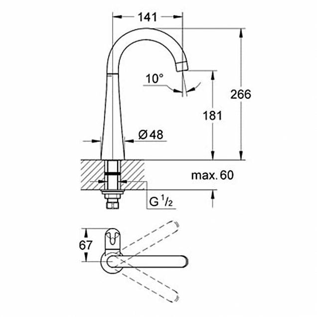 Фотография товара Grohe Zedra   30026000Gr