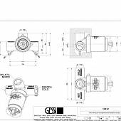 Внутренняя часть смесителя для раковины Gessi 13312.031