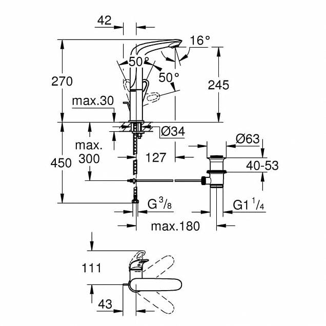 Фотография товара Grohe Eurostyle   23569003Gr