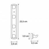 Вешалка 4 крючка WasserKraft Kammel K-8374