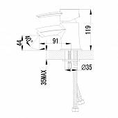 Смеситель для раковины Lemark Atlantiss LM3256C