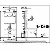 Комплект инсталляция и подвесной унитаз Roca Meridian 893104110