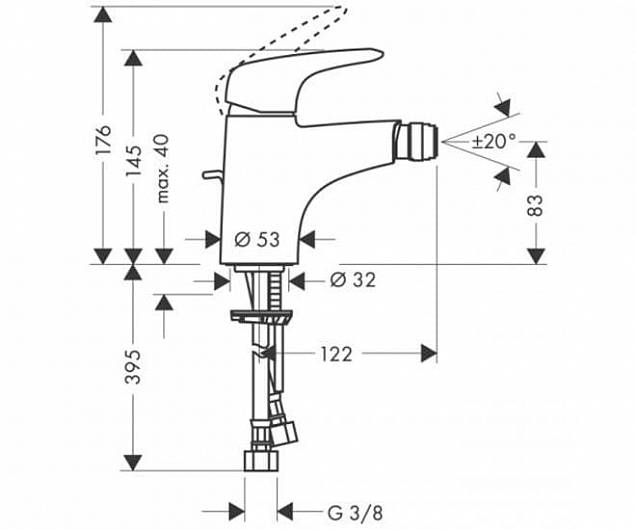 Фотография товара Hansgrohe Metris E   31270000