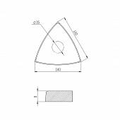 Подставка под кран, графит KitKraken Triangle SMT-1.7024