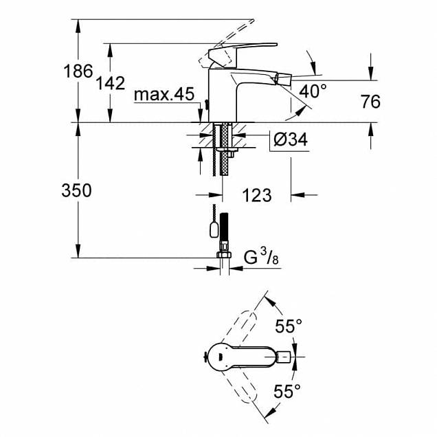 Фотография товара Grohe Eurostyle Cosmopolitan    33566002Gr