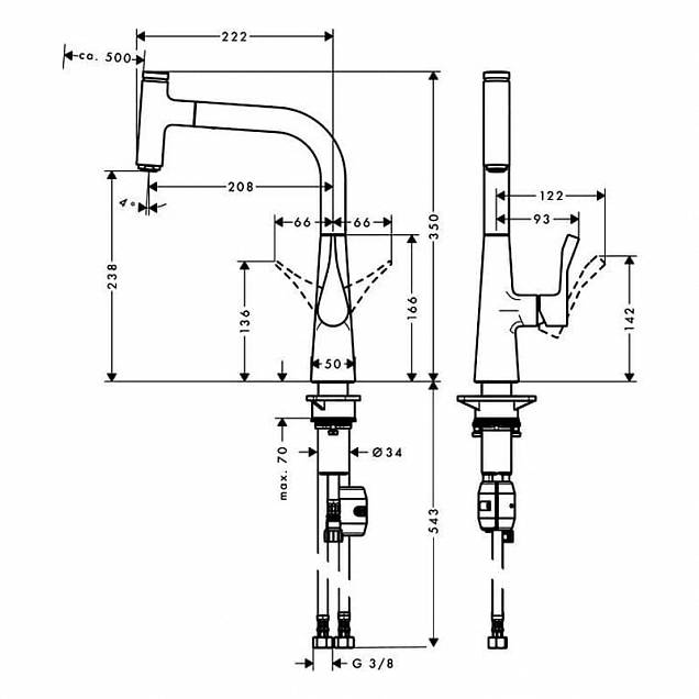 Фотография товара Hansgrohe Metris Select 14857000