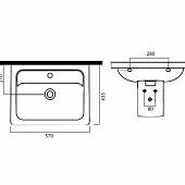 Раковина AM.PM Drive C354211WH