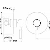 Смеситель для душа WasserKraft Main 4151