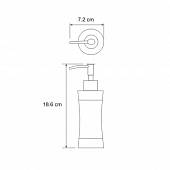 Дозатор для жидкого мыла WasserKraft Wern K-7599