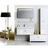 Комплект мебели 100 см, белая, Aqwella Инфинити Inf.01.10/001-K