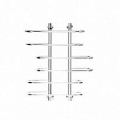 Полотенцесушитель водяной 60х70, хром НИКА Лагуна 60/70