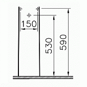 Пьедестал Vitra S50 6936B003-7035