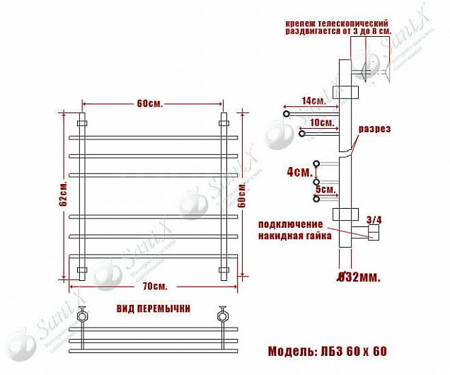 Фотография товара НИКА Bamboo ЛБ3 ЛБ 3 60/60