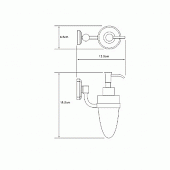 Дозатор для жидкого мыла WasserKraft Oder K-3099