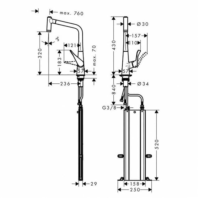 Фотография товара Hansgrohe Metris   73801000