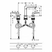 Смеситель для раковины Hansgrohe Metropol 74514000