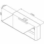 Шкаф-зеркало Am.Pm Awe M15MCX1501WF