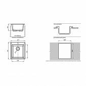 Мойка мраморная 505*427 мм GranFest Practik GF-P-505 черный