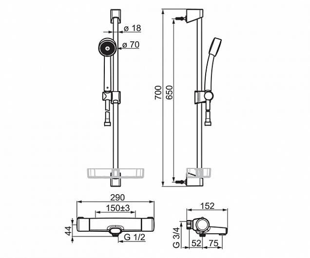 Фотография товара Hansgrohe Raindance 27418000