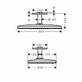 Верхний душ Hansgrohe Rainmaker Select 24006600