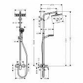 Душевая система Hansgrohe Crometta 27284000