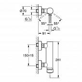 Смеситель для душа Grohe Essence 33636DA1