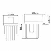 Держатель освежителя воздуха WasserKraft Leine K-5045